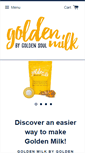Mobile Screenshot of goldenmilk.com
